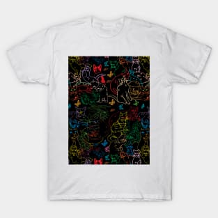 Cats Wallpaper T-Shirt